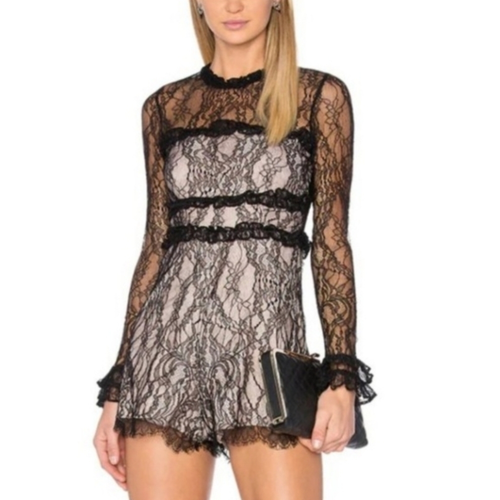 Alexis Elise Lace Romper size S
